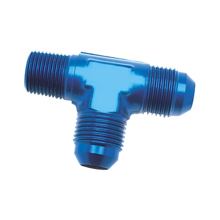 Speedfx ADAPTER FITTING, -6ANX1/4NPTF BLU FL TO PIPE RUN TEE 560626